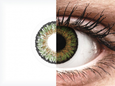 Green контактные линзы - FreshLook One Day Color - С диоптриями (10 однодневных цветных линз)