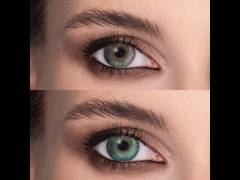 Sea Green контактные линзы - FreshLook Dimensions - С диоптриями (6 месячных цветных линз)