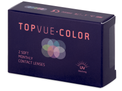 Violet контактные линзы - с диоптриями - TopVue Color (2 месячные цветные линзы)