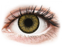 Dark Hazel контактные линзы - SofLens Natural Colors - С диоптриями (2 месячные цветные линзы)