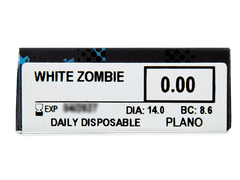 White Zombie контактные линзы - ColourVue Crazy (2 однодневные цветные линзы)