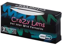 White Zombie контактные линзы - ColourVue Crazy (2 однодневные цветные линзы)