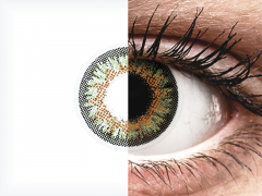 Green One Day TruBlends контактные линзы - ColourVue - C диоптриями (10 цветных линз)