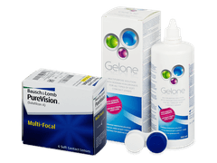 PureVision Multi-Focal (6 линз) + Раствор Gelone 360 мл