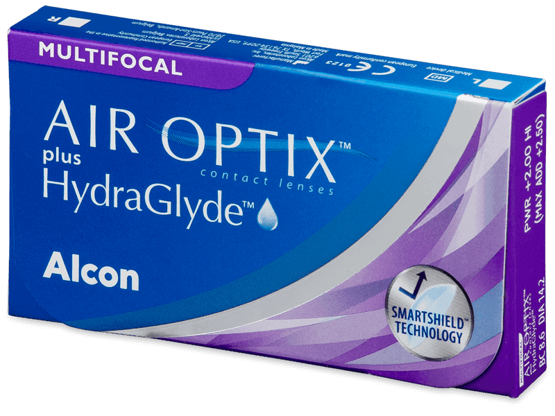 Air Optix plus HydraGlyde Multifocal (6 линз)