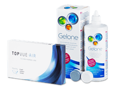 TopVue Air (6 линз) + Раствор Gelone 360 мл