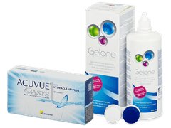 Acuvue Oasys (12 линз) + Раствор Gelone 360 мл
