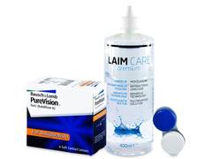PureVision Toric (6 линз) + Раствор Laim-Care 400 мл