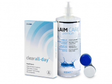 Clear All-Day (6 линз) + Раствор Laim-Care 400 мл