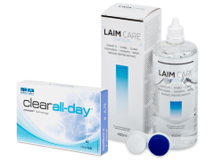 Clear All-Day (6 линз) + Раствор Laim-Care 400 мл