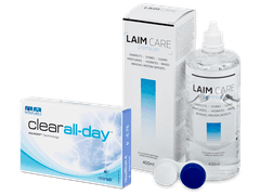 Clear All-Day (6 линз) + Раствор Laim-Care 400 мл