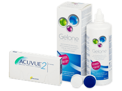 Acuvue 2 (6 линз) + Раствор Gelone 360 ml