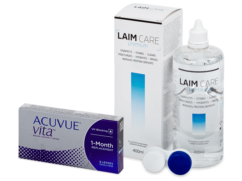 Acuvue Vita (6 линз) + Раствор Laim-Care 400 ml