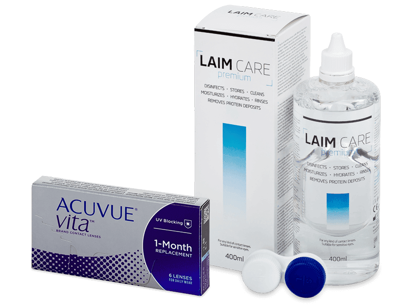 Acuvue Vita (6 линз) + Раствор Laim-Care 400 ml