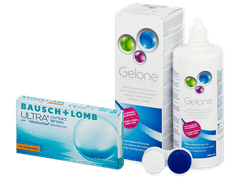 Bausch + Lomb ULTRA for Astigmatism (6 линз) + Раствор Gelone 360 ml