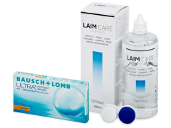 Bausch + Lomb ULTRA for Astigmatism (6 линз) + Раствор Laim-Care 400 ml