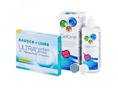 Bausch + Lomb ULTRA for Presbyopia (3 линзы) + Раствор Gelone 360 ml