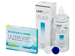 Bausch + Lomb ULTRA for Presbyopia (3 линзы) + Раствор Laim-Care 400 ml