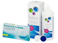 Bausch + Lomb ULTRA for Presbyopia (6 линз) + Раствор Gelone 360 ml