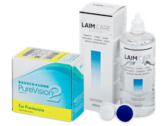 PureVision 2 for Presbyopia (6 линз) + Раствор Laim-Care 400 ml