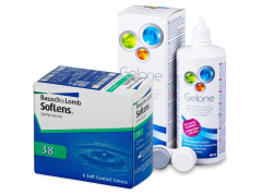 SofLens 38 (6 линз) + Раствор Gelone 360 ml