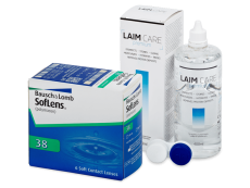 SofLens 38 (6 линз) + Раствор Laim-Care 400 ml
