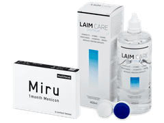 Miru 1month Menicon multifocal (6 линз) + Раствор Laim-Care 400 ml