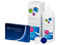 TopVue Premium (6 линз) + Раствор Gelone 360 мл