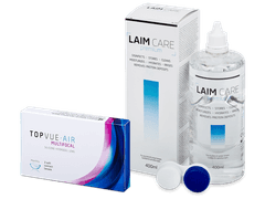 TopVue Air Multifocal (3 линзы) + Раствор Laim-Care 400 мл