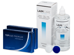 TopVue Premium (12 линз) + Раствор Laim-Care 400 ml