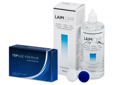 TopVue Premium (12 линз) + Раствор Laim-Care 400 ml