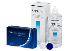 TopVue Premium (12 линз) + Раствор Laim-Care 400 ml