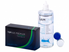 TopVue Premium for Astigmatism (6 линз) + Раствор Laim-Care 400 мл