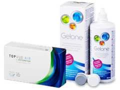 TopVue Air for Astigmatism (6 линз) + Раствор Gelone 360 ml