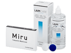 Miru (6 линз) + Раствор Laim-Care 400 мл