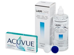 Acuvue Oasys with Transitions (6 линз) + раствор Laim-Care 400 ml