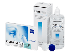 Carl Zeiss Contact Day 30 Compatic (6 линз) + Раствор Laim-Care 400 мл