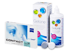 Carl Zeiss Contact Day 30 Compatic (6 линз) + Раствор Gelone 360 мл