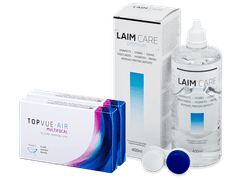 TopVue Air Multifocal (6 линз) + Раствор Laim-Care 400 ml