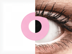 CRAZY LENS - Barbie Pink - с диоптриями (2 однодневных цветных линз)