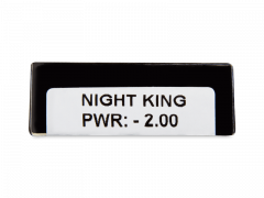 CRAZY LENS - Night King - с диоптриями (2 однодневных цветных линз)
