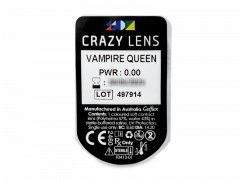 CRAZY LENS - Vampire Queen - без диоптрий (2 однодневных цветных линз)