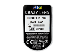 CRAZY LENS - Night King - без диоптрий (2 однодневных цветных линз)