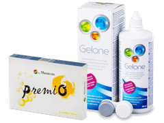 Menicon PremiO (6 линз) + раствор Gelone 360 ml