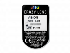CRAZY LENS - Vision - без диоптрий (2 однодневных цветных линз)