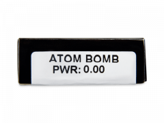 CRAZY LENS - Atom Bomb - без диоптрий (2 однодневных цветных линз)
