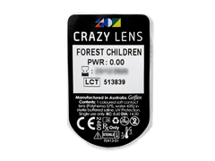 CRAZY LENS - Forest Children - без диоптрий (2 однодневных цветных линз)