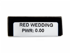 CRAZY LENS - Red Wedding - без диоптрий (2 однодневных цветных линз)