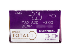 Dailies TOTAL1 Multifocal (30 линз)