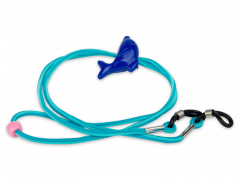 Шнур для очков синий - дельфин 